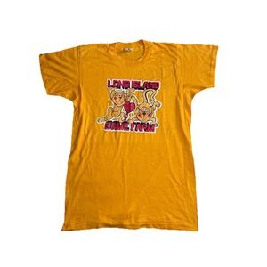 Vintage 1980s Velva‎ Sheen Long Island Game Farm 2.5 Mile Run T Shirt Marathon